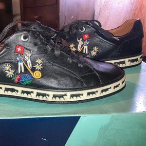 Bally - Black 'Animals' Anistern Sneakers